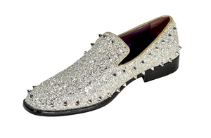 After Midnight 6769 Men's Studded Smoking Loafers