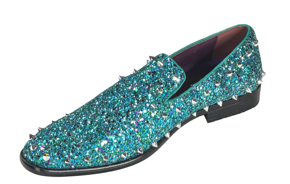 After Midnight 6769 Men's Studded Smoking Loafers