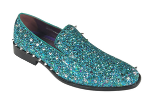 After Midnight 6769 Men's Studded Smoking Loafers