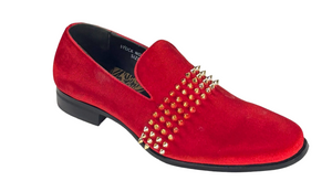 After Midnight 6787 Men’s Velvet Loafers Studded Slip-On Prom Party Dress Shoes