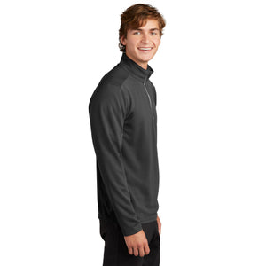 Sport-Tek Sport-Wick Textured 1/4-Zip Pullover.  ST860