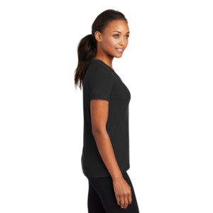 Port & Company Ladies Performance Blend V-Neck Tee. LPC381V