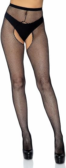 Leg Avenue Mesh Pants with Plus Openings