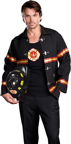 Dreamgirl Men's Smoking Hot Fireman Costume