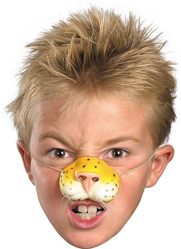 Kids Tiger Nose Whiskers Costume Latex