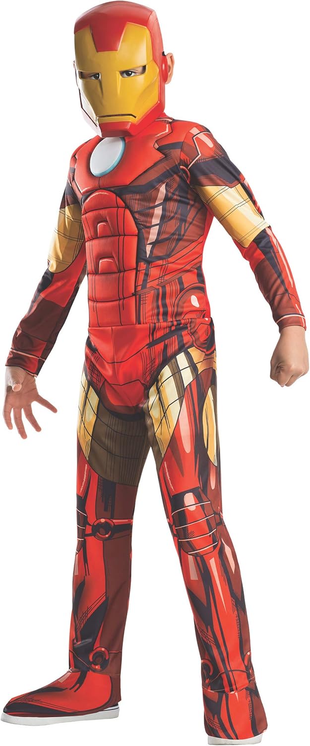Rubies Marvel Universe Classic Collection Avengers Assemble Deluxe Muscle-Chest Iron Man Costume