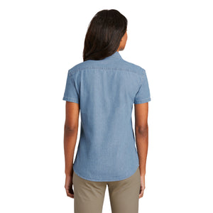 Port & Company - Ladies Short Sleeve Value Denim Shirt.  LSP11