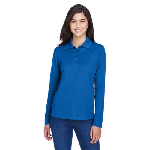 Ladies' Pinnacle Performance Long-Sleeve Piqué Polo - Ash City