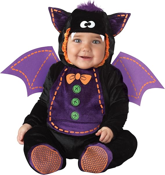 Lil Characters Unisex-baby Infant Baby Bat Costume