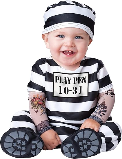 Baby's Time Out Convict Infant Costume