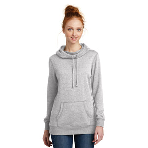 District Made Ladies Lightweight Fleece Hoodie. DM493