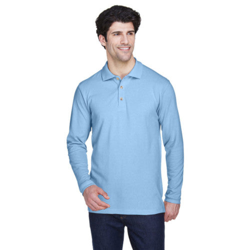 Adult Long-Sleeve Classic Pique Polo