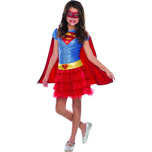 DC Superheroes Supergirl Sequin Child Costume