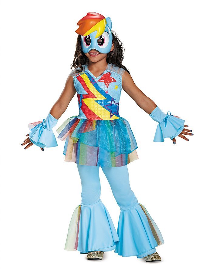 Disguise My Little Pony Rainbow Dash Movie Deluxe Costume