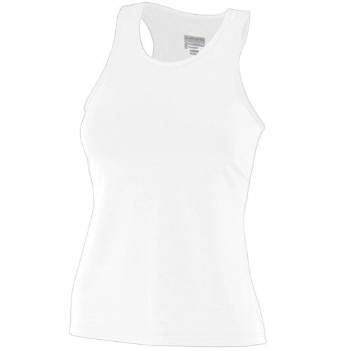 ASI Girls Poly/spandex Solid Racerback Tank