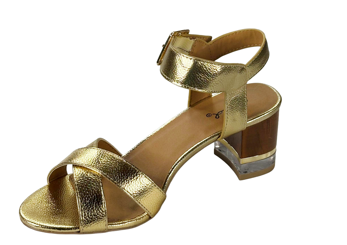 Qupid Amaya-03 Buckle Strap Sandal