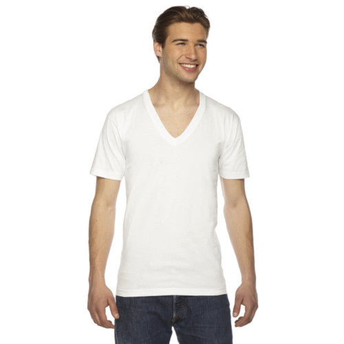 American Apparle Unisex Fine Jersey Short-Sleeve V-Neck