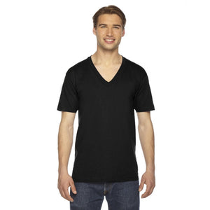 American Apparle Unisex Fine Jersey Short-Sleeve V-Neck