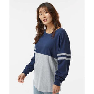 Women's Pom Pom Long Sleeve Jersey T-Shirt