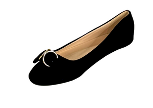 Qupid Bee-33 Women's Ballet Flats Gold Buckle Slip On Shoes