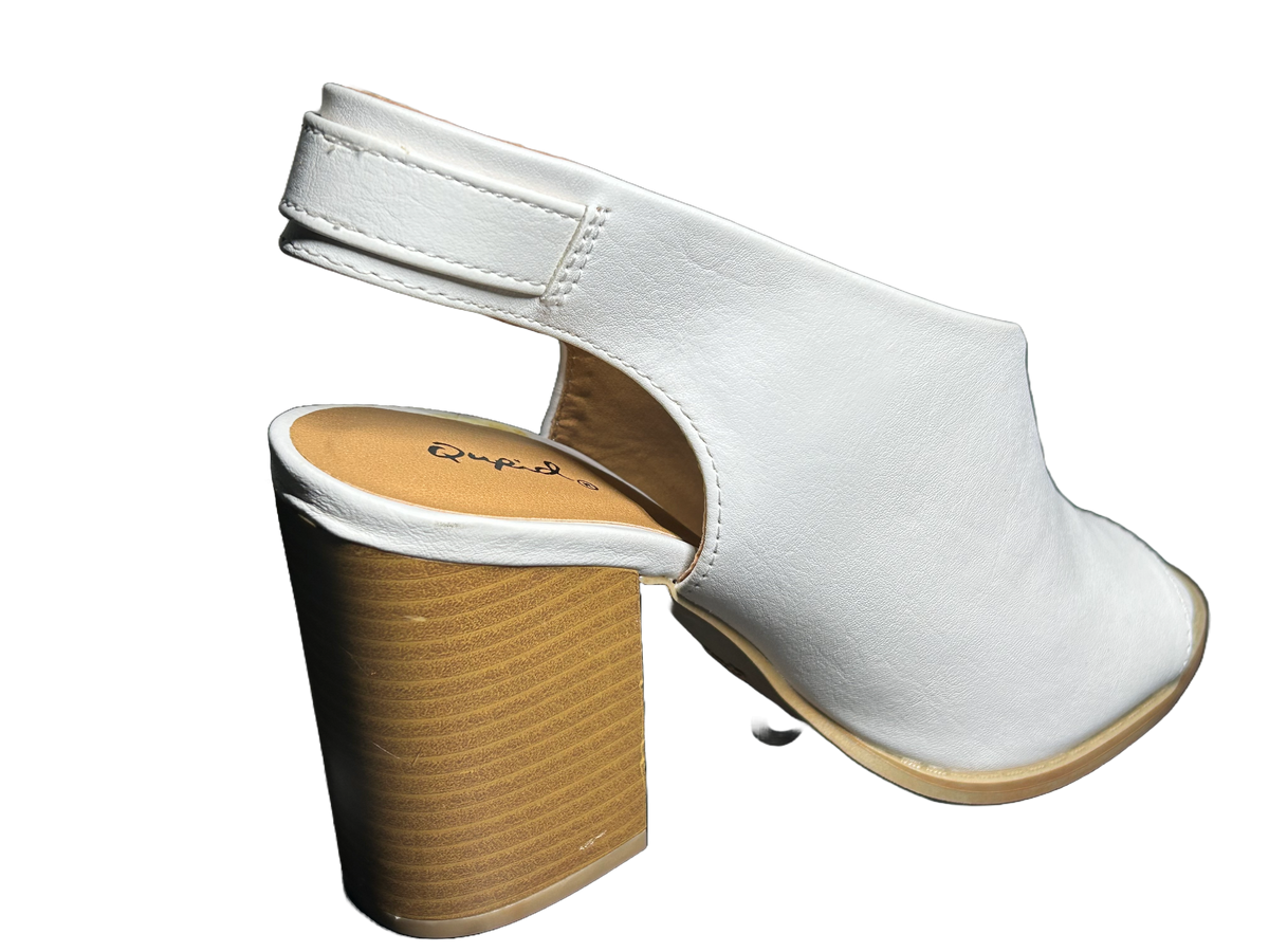 Qupid Brammer-12 Chunky Heels