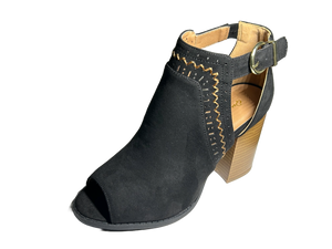 Qupid Brammer-29 Studded Chunky Bootie