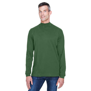 Adult Sueded Cotton Jersey Mock Turtleneck - Devon & Jones