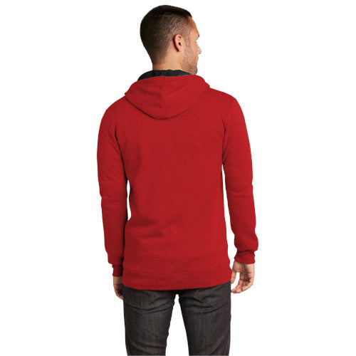 District - Young Mens The Concert Fleece Full-Zip Hoodie. DT800
