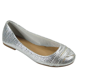 Bamboo Embrace-33 Women’s Metallic Ballet Flats