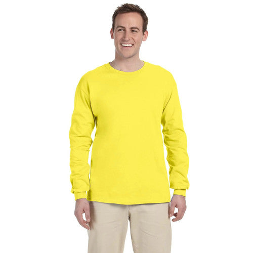 Fruit of the loom 6 oz., 100% Cotton Lofteez HD Long-Sleeve T-Shirt - HD6LR