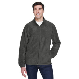 Harriton Men's 8 oz. Full-Zip Fleece