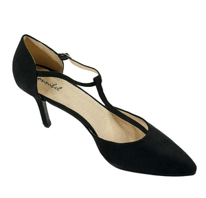 Bonnibel Karla-2 Women's Pointed Toe T-Strap Heels