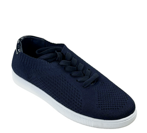 Bamboo Knitty-01S Women Lightweight Knit Lace Up Sneakers