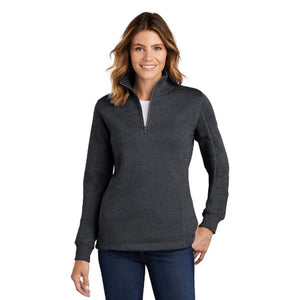 Sport-Tek Ladies 1/4-Zip Sweatshirt. LST253