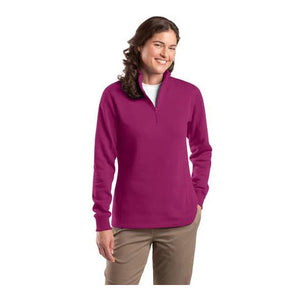 Sport-Tek Ladies 1/4-Zip Sweatshirt. LST253