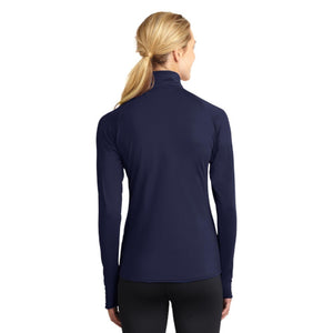 Sport-Tek Ladies Sport-Wick Stretch 1/2-Zip Pullover. LST850