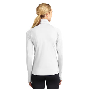 Sport-Tek Ladies Sport-Wick Stretch 1/2-Zip Pullover. LST850