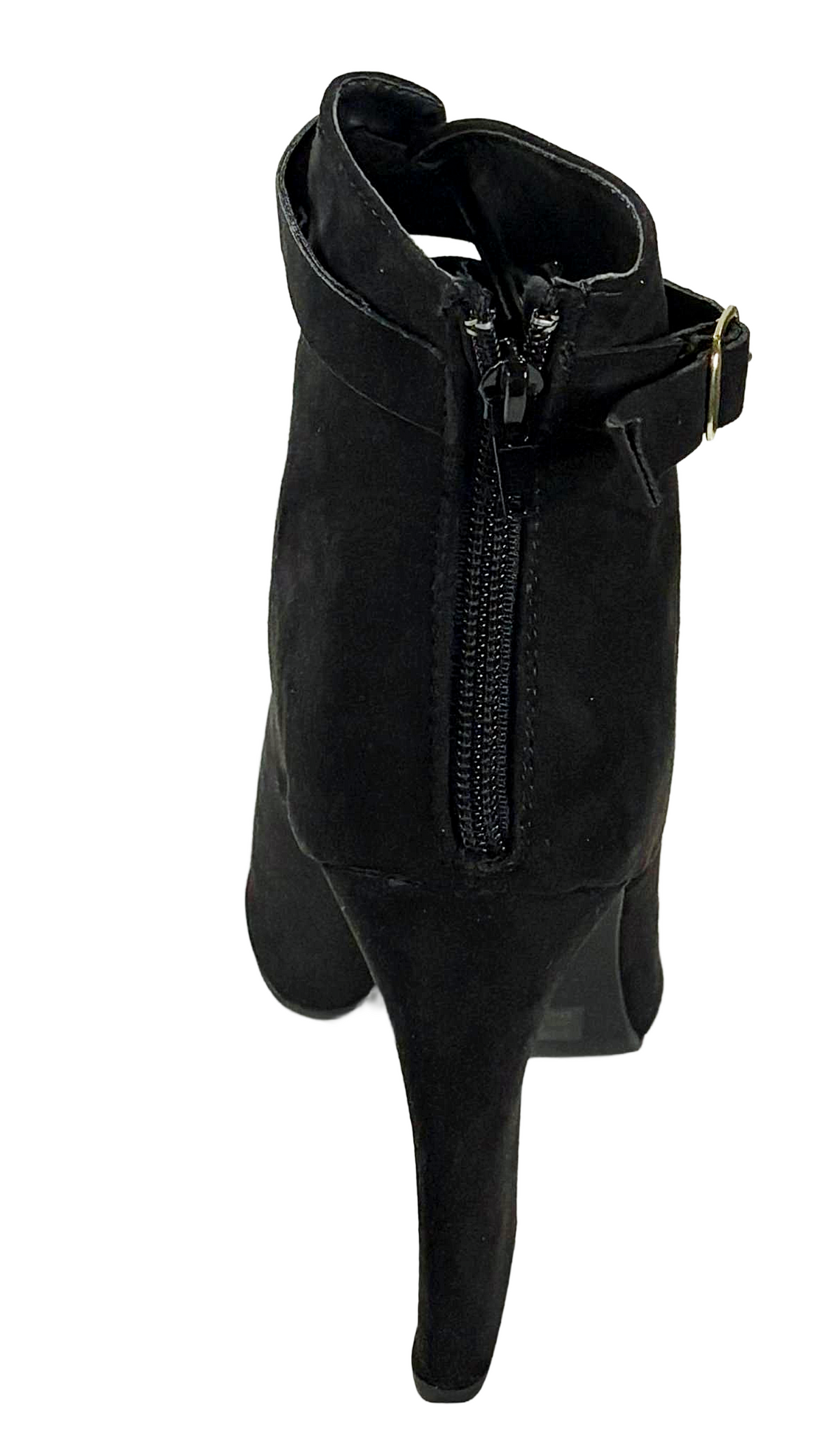 Qupid Lite-04 Lace-Up Peep Toe Ankle Bootie Heels