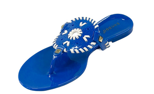 Bamboo Lolli-01 Women’s Jelly Flip Flop Sandals with Cutout Detail