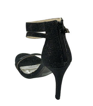 Bonnibel Lupid-2 Women's Glitter Ankle Strap Stiletto Sandals