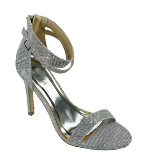 Bonnibel Lupid-2 Women's Glitter Ankle Strap Stiletto Sandals