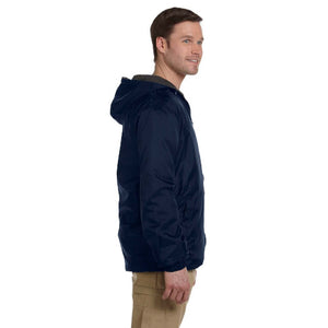 Dickies Men's Fleece-Lined Hooded Nylon Jacket