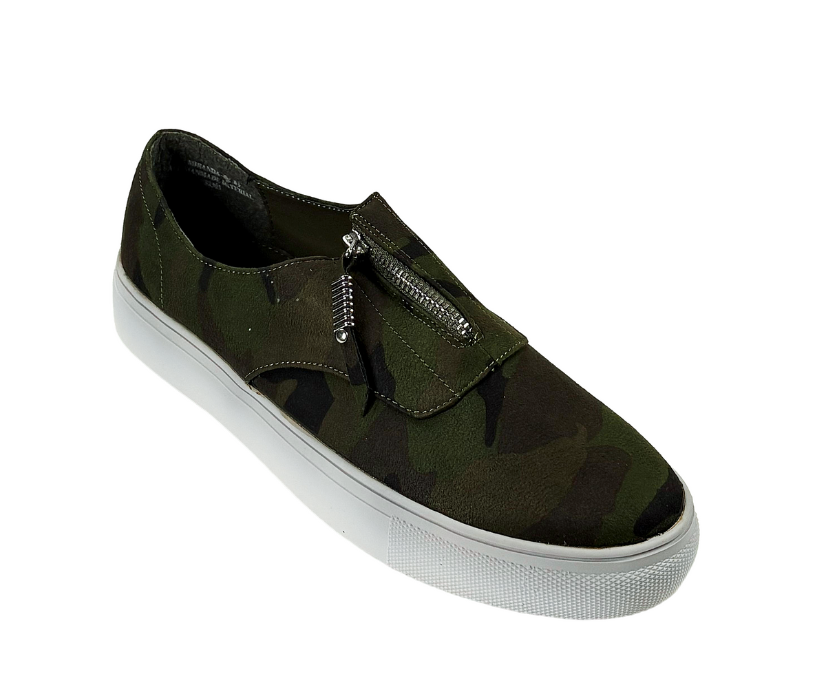 Bamboo Miranda-02S Women Slip On Casual Sneakers