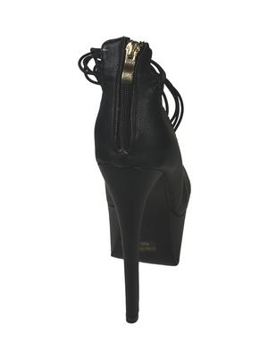 Pazzle Misty Women Platform Stiletto Heels Stretch Strap Pump