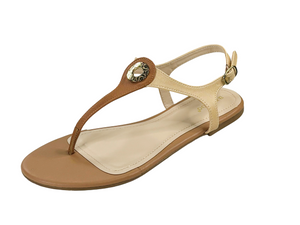 Bamboo Nadya-30 Women’s T-Strap Flat Sandals
