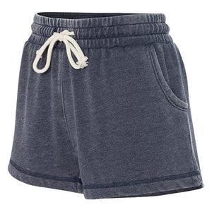 Women's Enzyme-Washed Rally Shorts - Boxercraft - K11