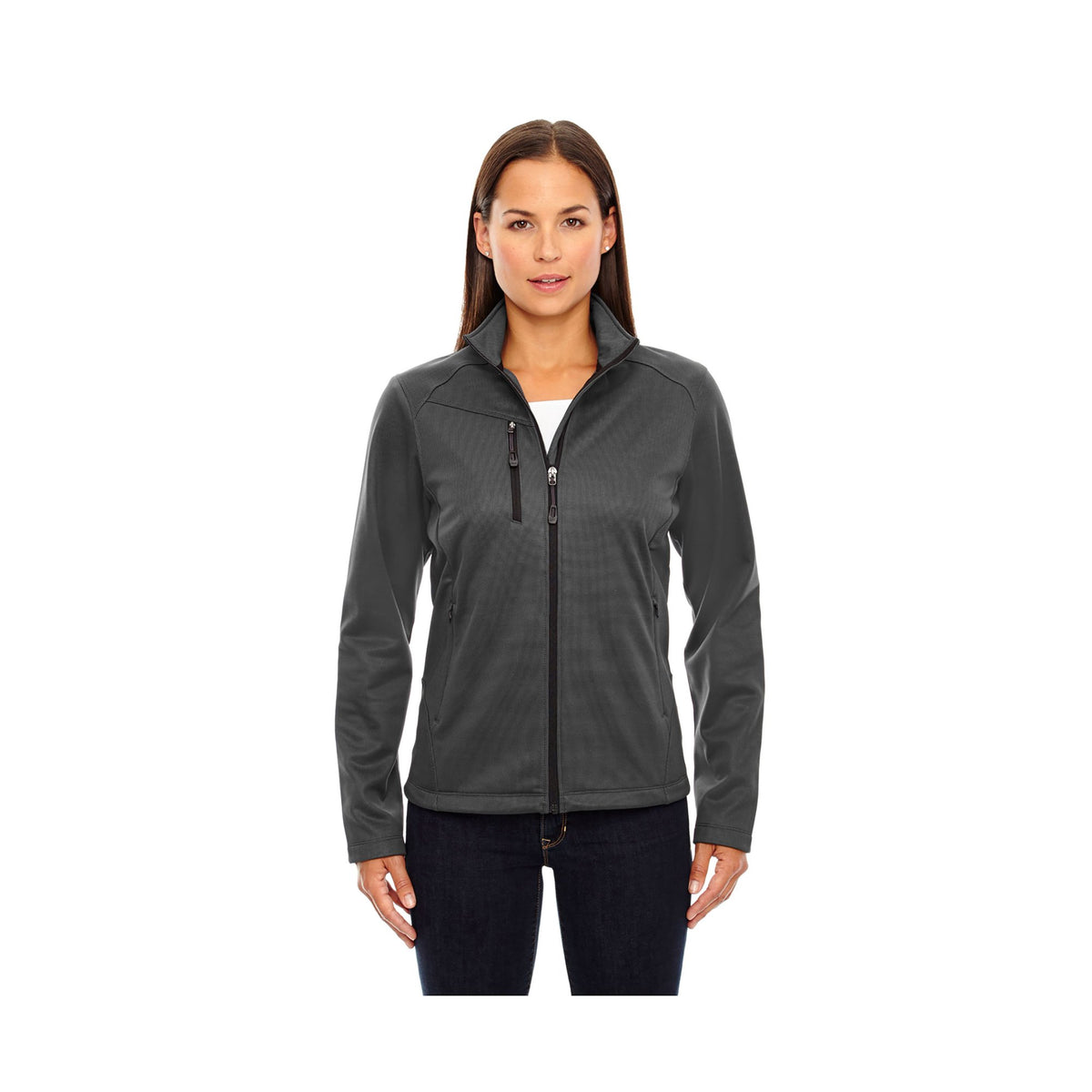 North End 78213 Trace Ladies Printed Fleece Jacket