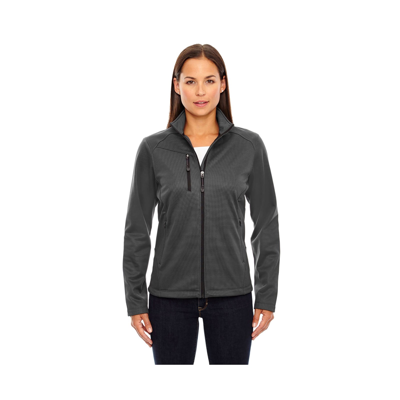 North End 78213 Trace Ladies Printed Fleece Jacket