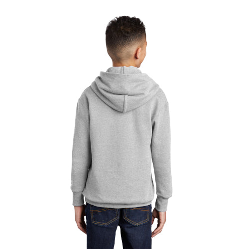 Port & Company - Youth Core Fleece Pullover Hooded Sweatshirt.  PC90YH