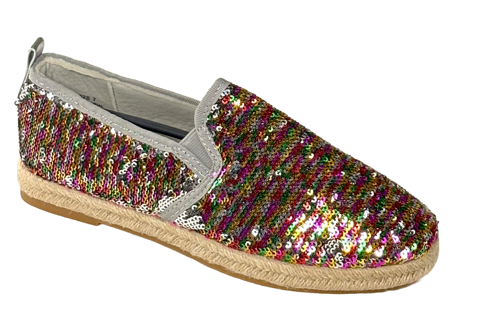 Bamboo Phuket-02S Women’s  Sequin Espadrille Flats – Slip-On Summer Shoes